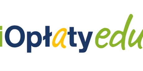 Powiększ grafikę: Na białym tle kolorowy napis iopłatyedu